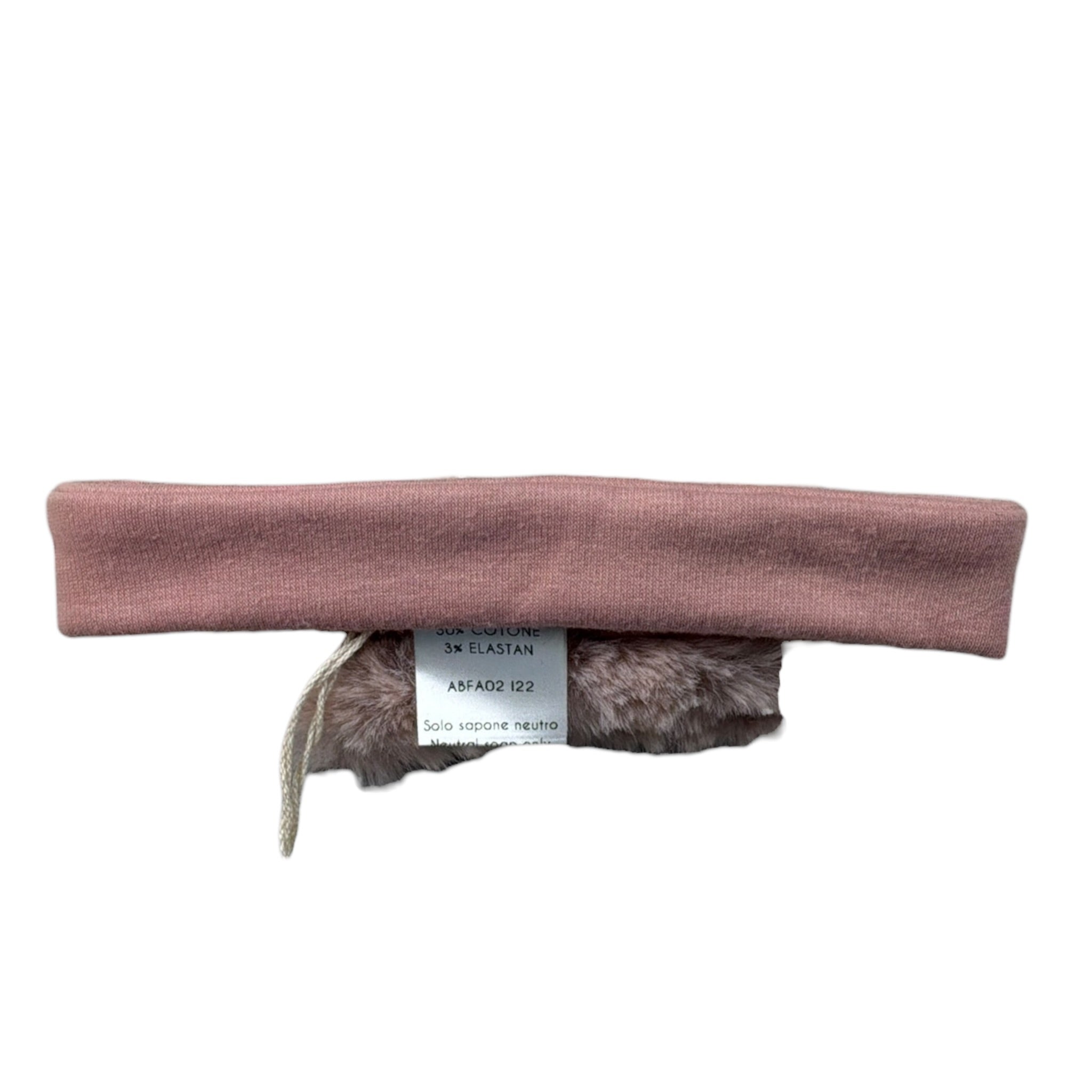 La Stupenderia Fascia tinta unita con Pon Pon Rosa per Neonata ABFA02 ROSA LA STUPENDERIA 