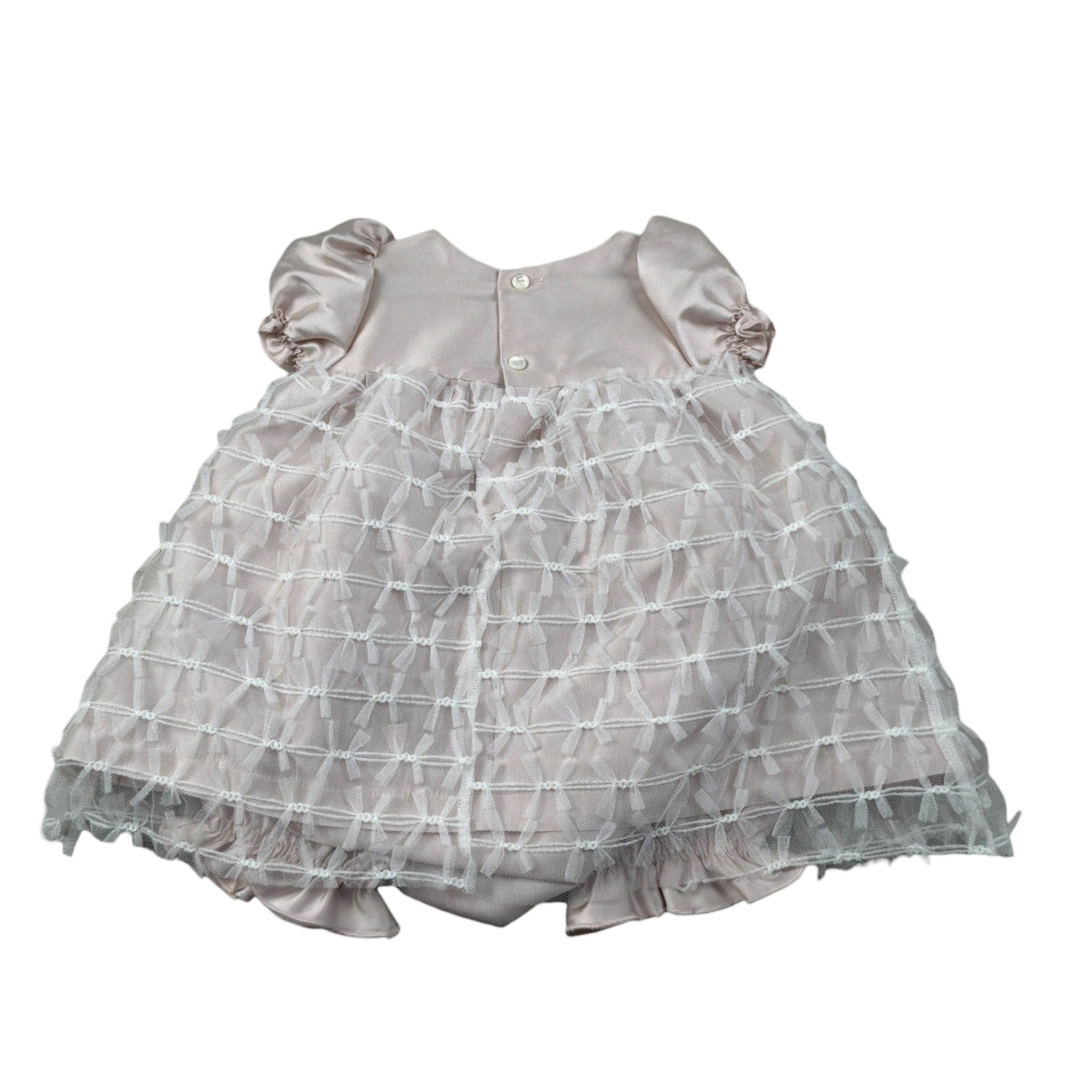 La Stupenderia Abito Mezza Manica tinta unita con Culotte Rosa per Neonata CBAB54N ROSA LA STUPENDERIA 