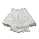 La Stupenderia Abito Mezza Manica tinta unita con Culotte Bianco per Neonata CBAB54X BIANCO LA STUPENDERIA 