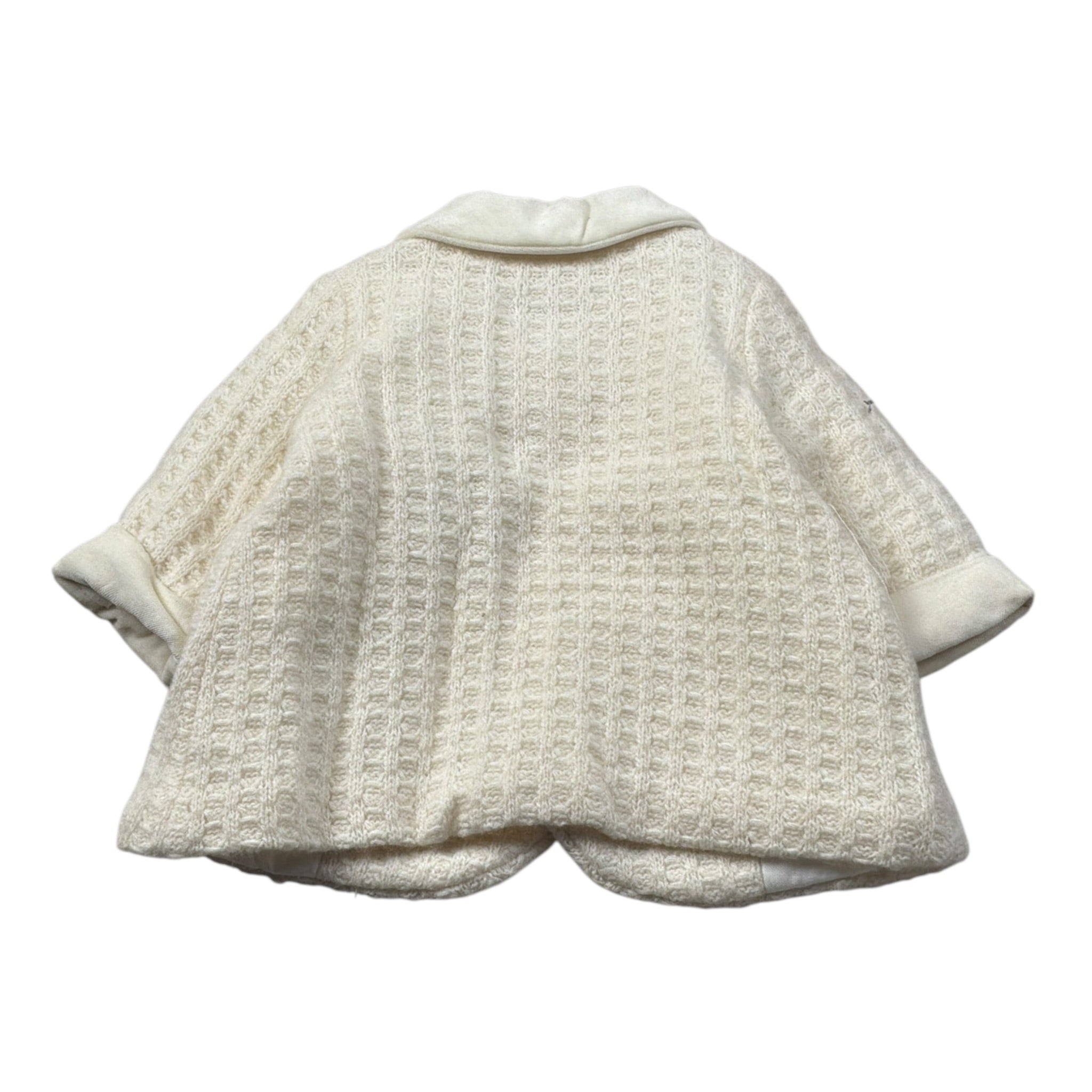 La Stupenderia Cappotto tinta unita Panna per Neonato CCBG60 PANNA LA STUPENDERIA 