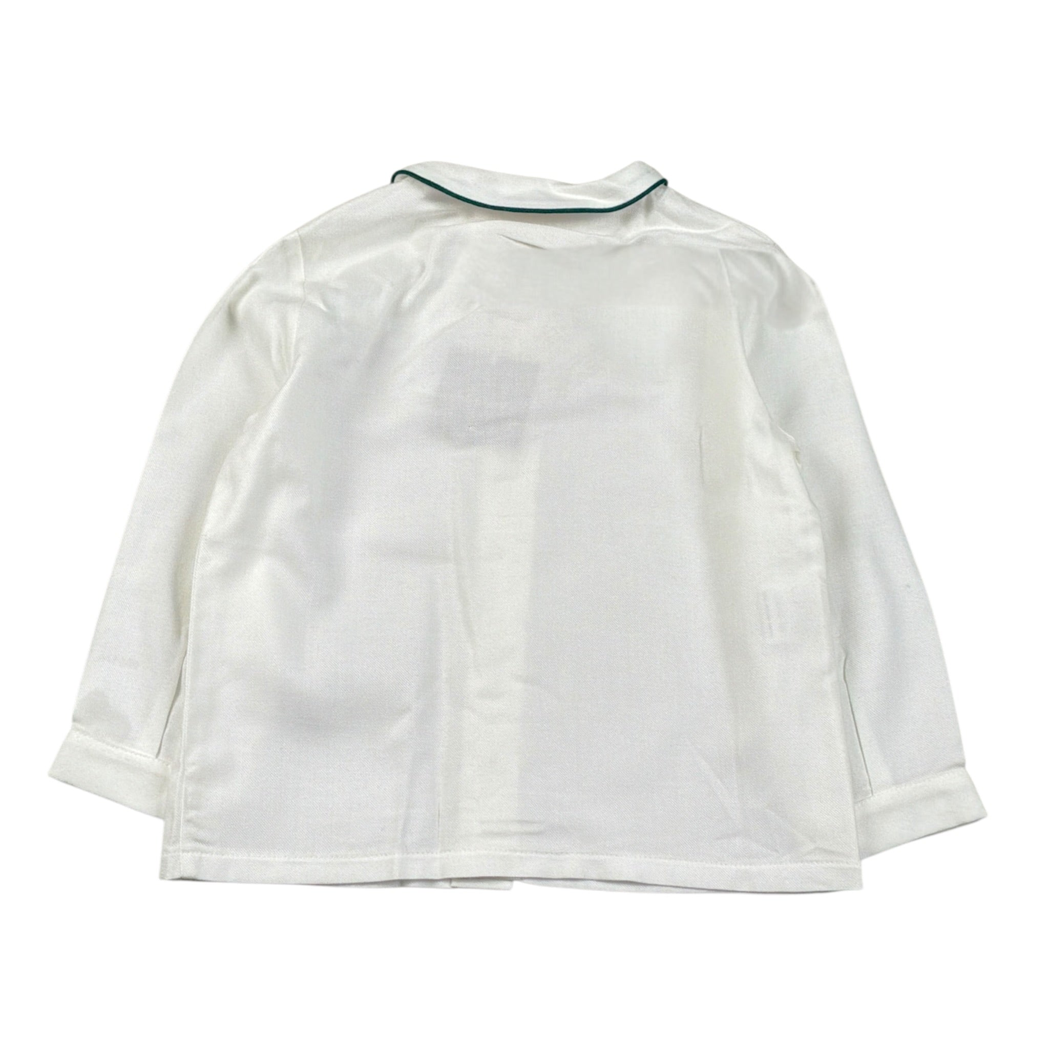 La Stupenderia Camicia tinta unita con Colletto Bianco per Neonato CCM63 BIANCO LA STUPENDERIA 