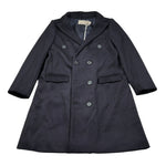 La Stupenderia Cappotto tinta unita Blu per Bambina CJGB23 BLU LA STUPENDERIA 