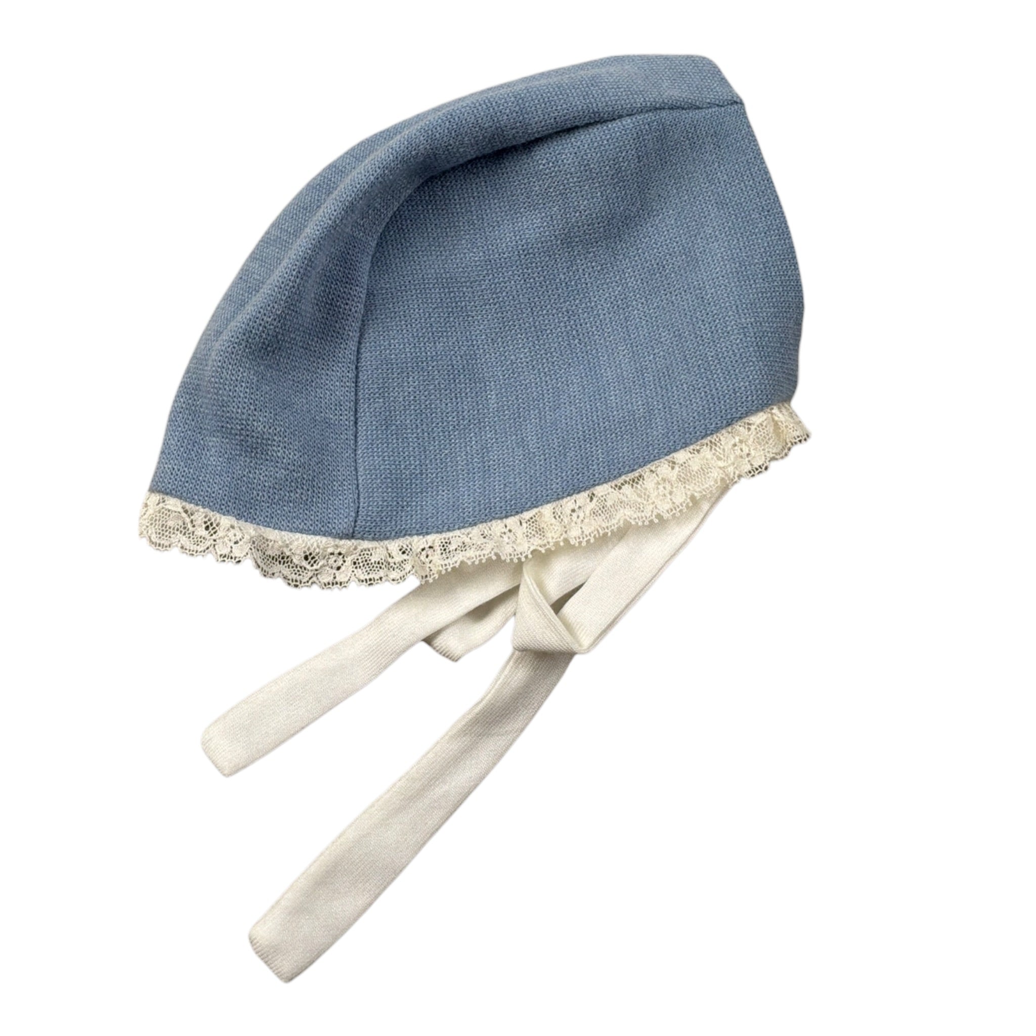 La Stupenderia Cappello tinta unita Azzurro per Neonata TBCP10 AZZURRO LA STUPENDERIA 