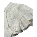 La Stupenderia Cardigan tinta unita con Colletto Panna per Neonata TBGH52 PANNA LA STUPENDERIA 