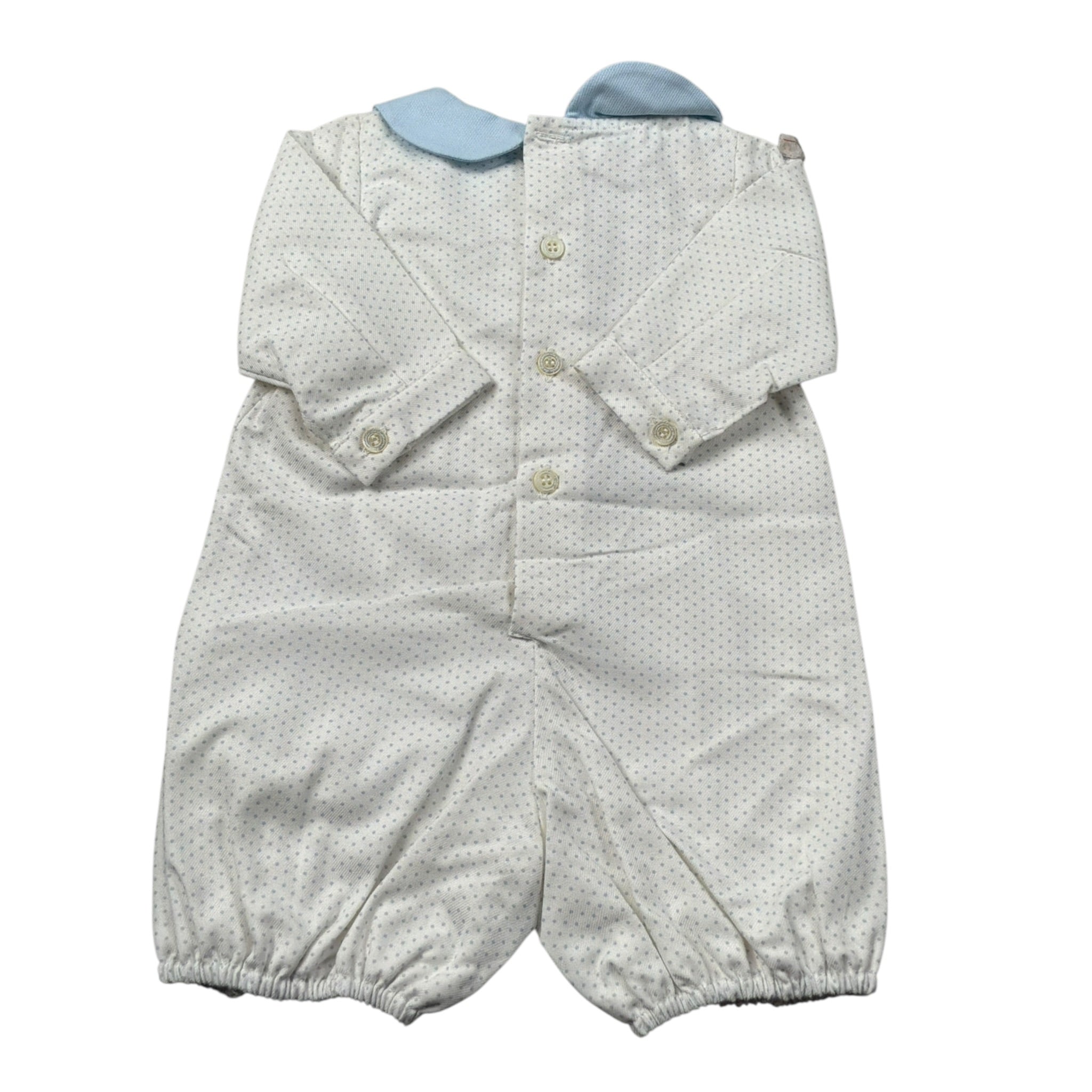 La Stupenderia Tutina Manica Lunga tinta unita Bianco per Neonato TBPG05 BIANCO LA STUPENDERIA 