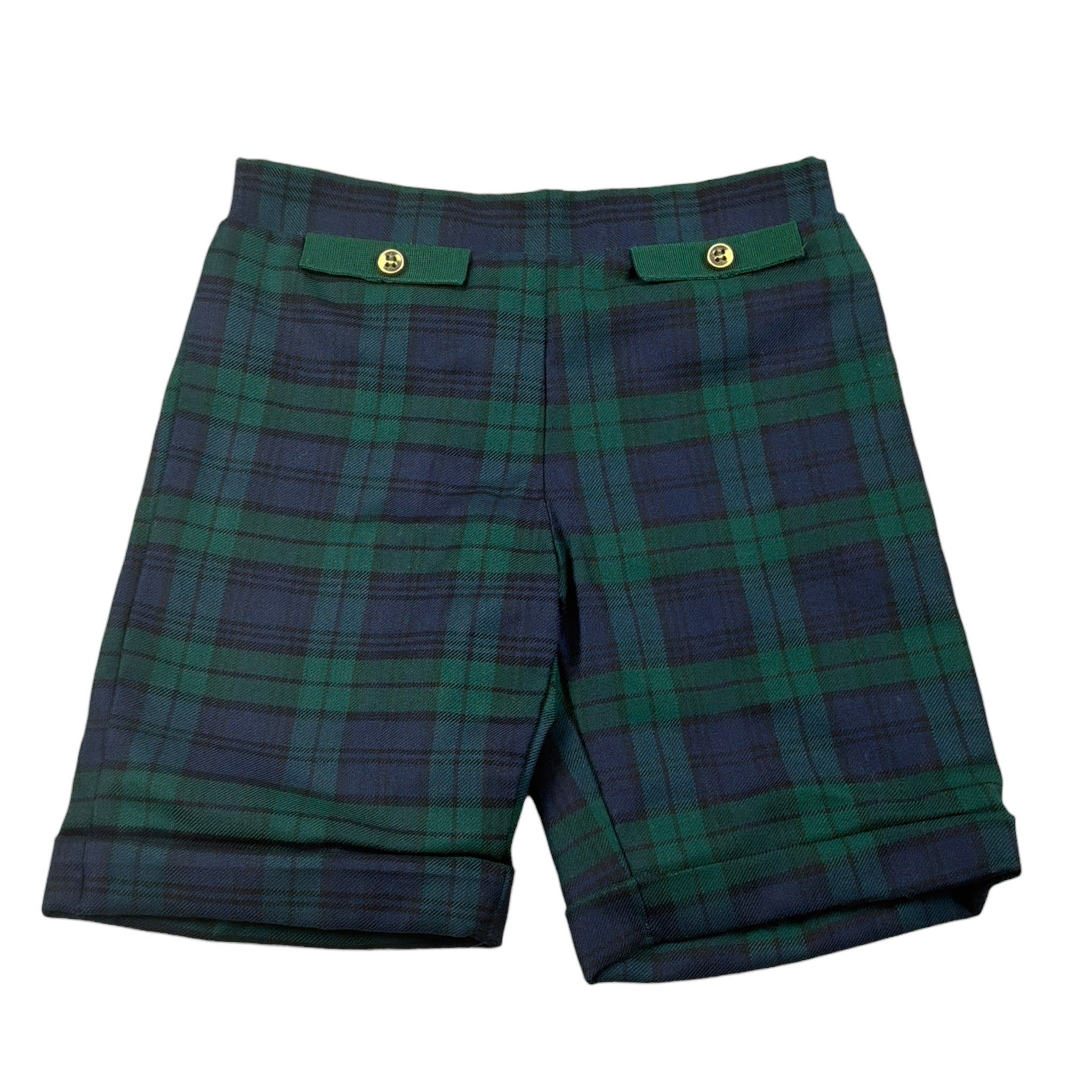 La Stupenderia Bermuda Bicolore con Elastico In Vita Blu/Verde per Neonato TCBR61 BLU/VERDE LA STUPENDERIA 