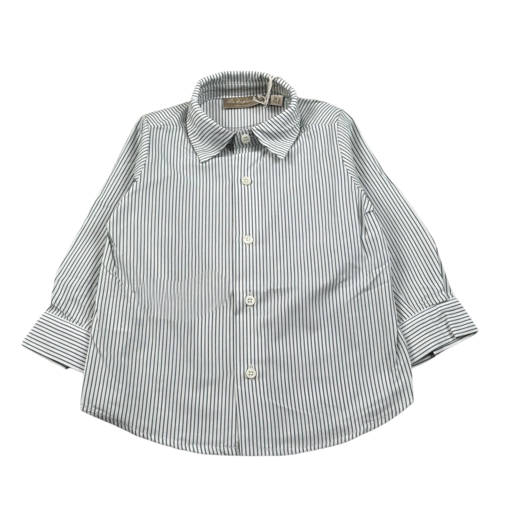 La Stupenderia Camicia Manica Lunga Fantasia A Righe Bianco per Bambino TCCM21 BIANCO LA STUPENDERIA 