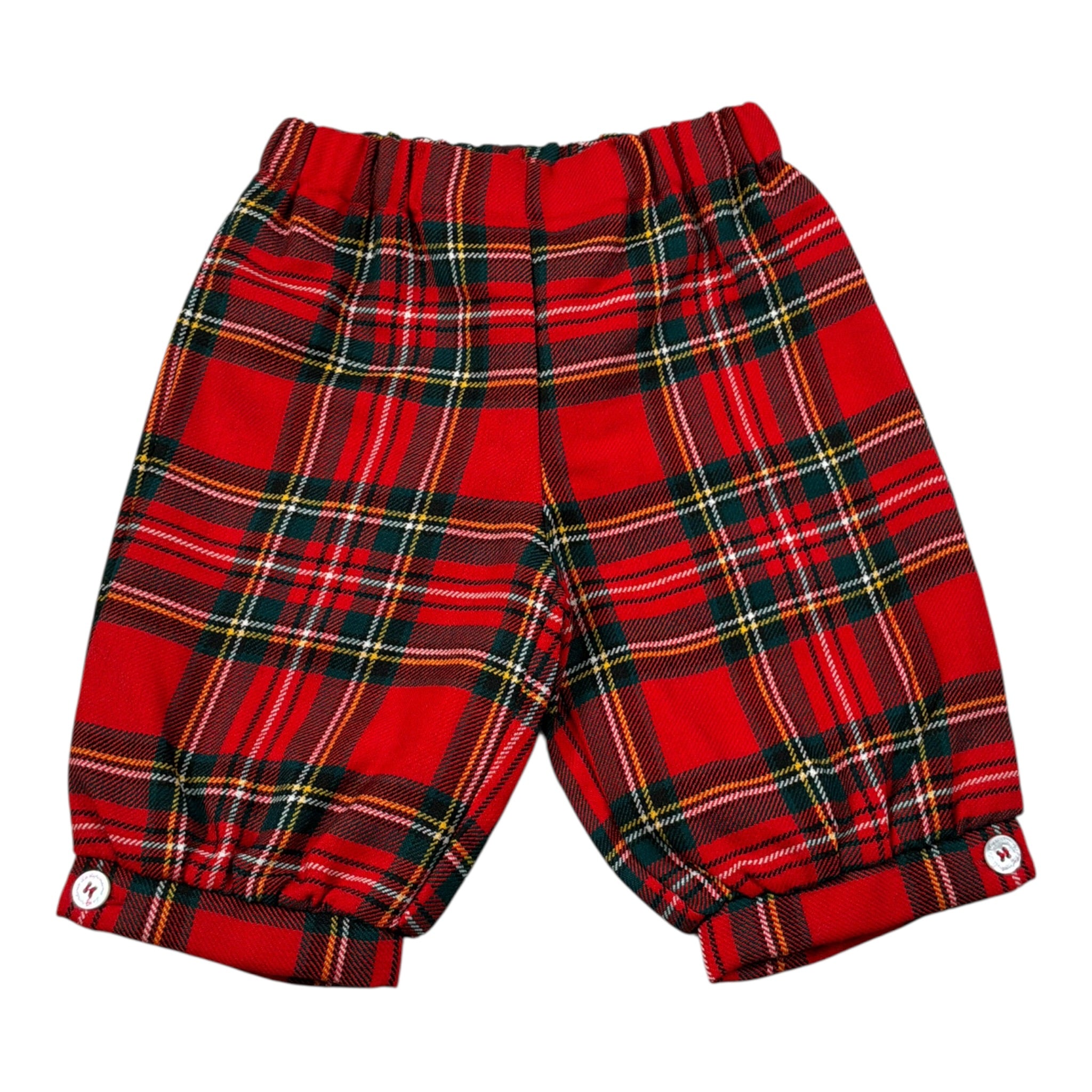 La Stupenderia Bermuda tinta unita Fantasia Scozzese Rosso per Bambino TJBR21 ROSSO LA STUPENDERIA 