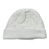 Lalalu' Cappello tinta unita con Ricami Bianco per Neonata CAL7Q BIANCO LALALU' 