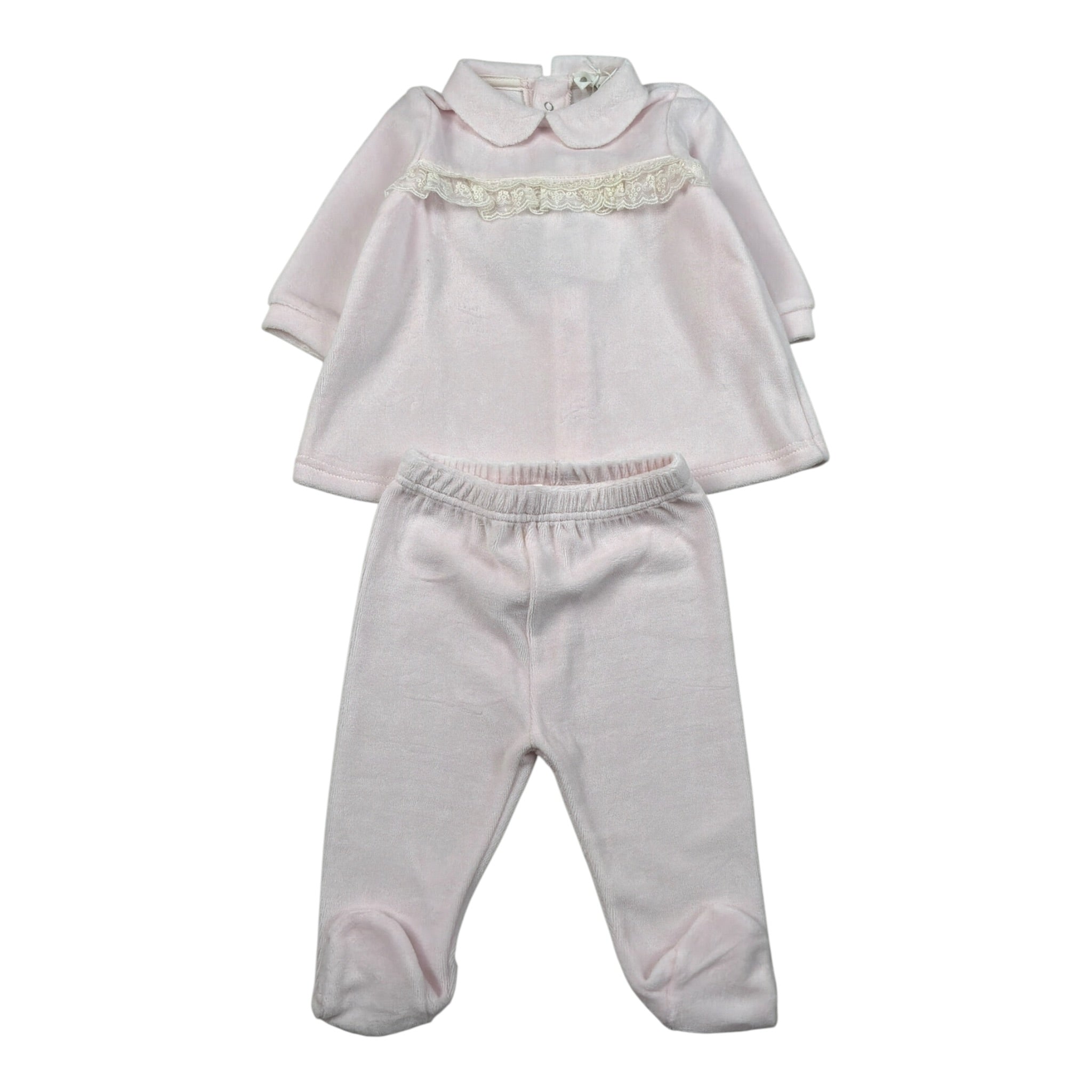 Lalalu' Completo 2 Pezzi Maglia-Ghettina tinta unita Rosa per Neonata CPL8QX ROSA LALALU' 