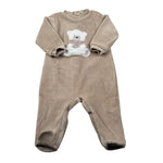 Lalalu' Tutina Manica Lunga tinta unita Beige per Neonato TCL510O BEIGE LALALU' 