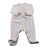 Lalalu' Tutina Manica Lunga Tinta Jnita In Ciniglia Rosa per Neonata TCL8QQ ROSA LALALU' 