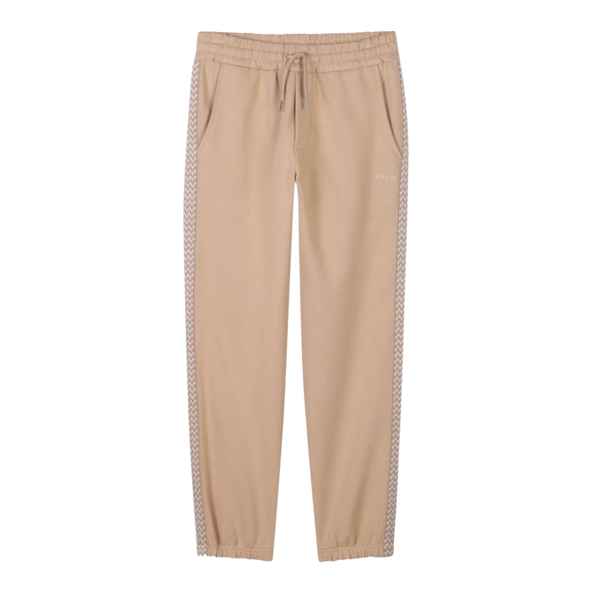 Lanvin Pantalone tinta unita Modello Tuta Beige per Bambino N30230 BEIGE LANVIN 