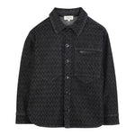 Lanvin Camicia Manica Lunga Tinta Nero per Bambino N30290 NERO LANVIN 