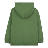 Lanvin Felpa tinta unita con Cappuccio Verde per Bambino N30295 VERDE LANVIN 