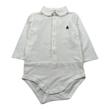 Le Bebe Body Manica Lunga tinta unita Panna per Neonato LBB1475 PANNA LE BEBE 