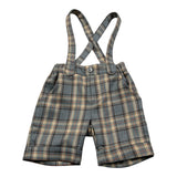 Le Bebe Bermuda Stampa Fantasia con Bretelle Grigio per Neonato LBB4774 GRIGIO LE BEBE 