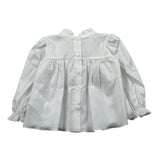 Le Bebe Camicia Manica Lunga tinta unita Bianco per Neonata LBG5098 BIANCO LE BEBE 
