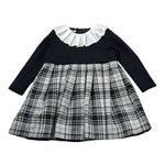 Le Bebe Abito Manica Lunga tinta unita Blu per Neonata LBG5118 BLU LE BEBE 