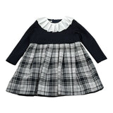 Le Bebe Abito Manica Lunga tinta unita Blu per Neonata LBG5118 BLU LE BEBE 