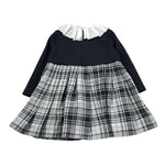 Le Bebe Abito Manica Lunga tinta unita Blu per Neonata LBG5118 BLU LE BEBE 