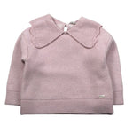 Le Bebe Maglia tinta unita con Colletto Rosa per Neonata LBG5499 ROSA LE BEBE 