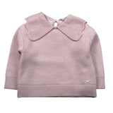 Le Bebe Maglia tinta unita con Colletto Rosa per Neonata LBG5499 ROSA LE BEBE 