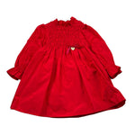Le Bebe Abito Manica Lunga tinta unita Rosso per Neonata LBG5543 ROSSO LE BEBE 