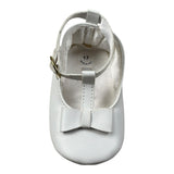 Le Bebe Sandalo tinta unita con Fiocco Bianco per Neonata LBG5905 BIANCO LE BEBE 
