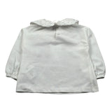 U+È Shirt Girocollo tinta unita con Colletto Bianco per Neonata UE1500 BIANCO U+è 