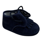 Le Bebe' Sneakers tinta unita con Lacci Blu per Neonato LBB0714 BLU LE BEBE' 