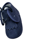 Le Bebe' Sneakers tinta unita con Lacci Blu per Neonato LBB0714 BLU LE BEBE' 