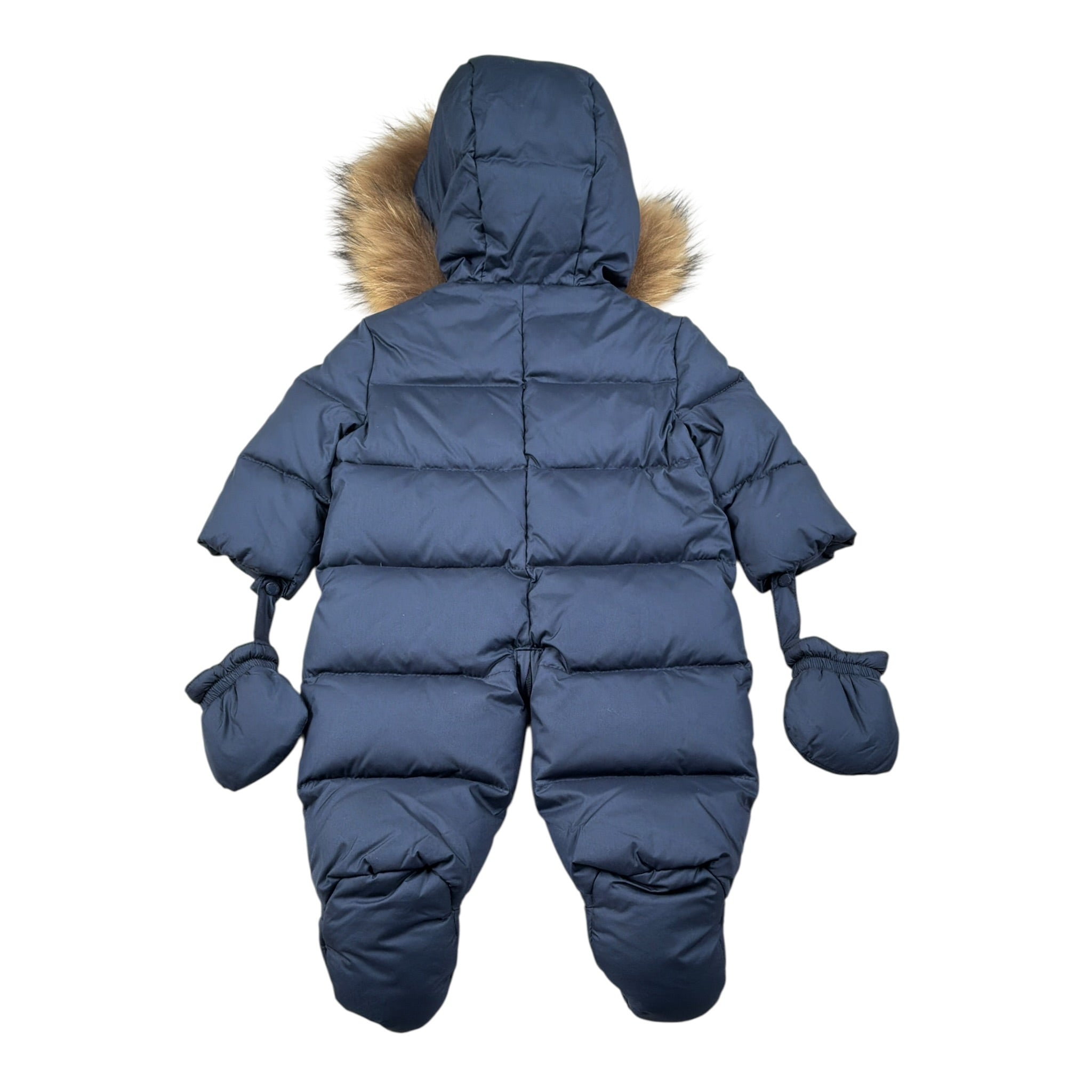 Le Bebe' Eskimo tinta unita con Cappuccio Blu per Neonato LBB1308 BLU LE BEBE' 