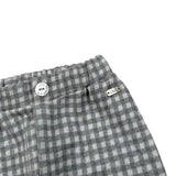 Le Bebe' Pantalone tinta unita con Fantasia A Quadri Grigio per Neonato LBB4712 GRIGIO LE BEBE' 