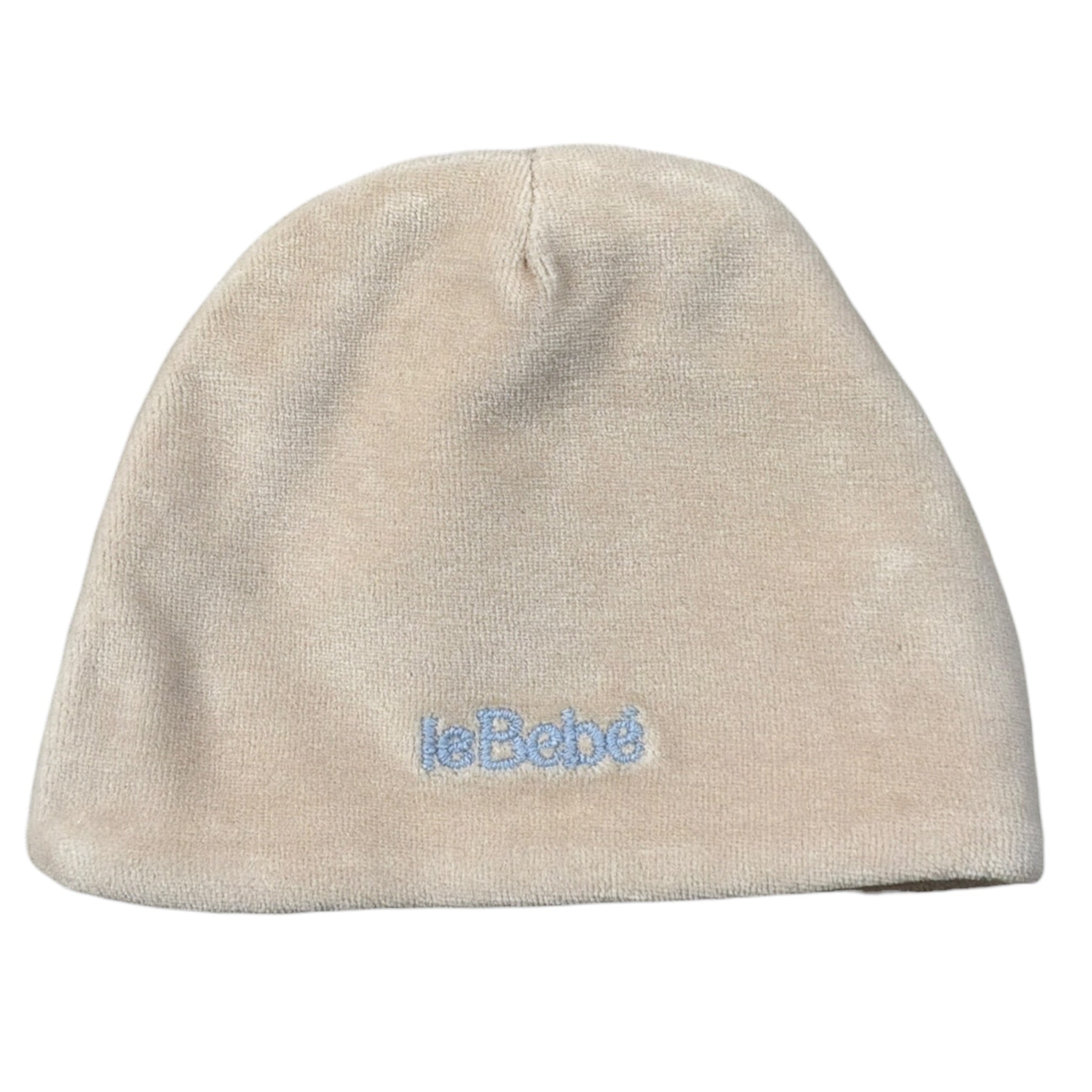 Le Bebe' Cappello tinta unita con Stampa Beige per Neonato LBB5076 BEIGE LE BEBE' 