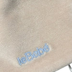 Le Bebe' Cappello tinta unita con Stampa Beige per Neonato LBB5076 BEIGE LE BEBE' 