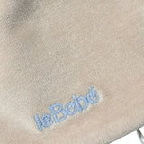 Le Bebe' Cappello tinta unita con Stampa Beige per Neonato LBB5076 BEIGE LE BEBE' 