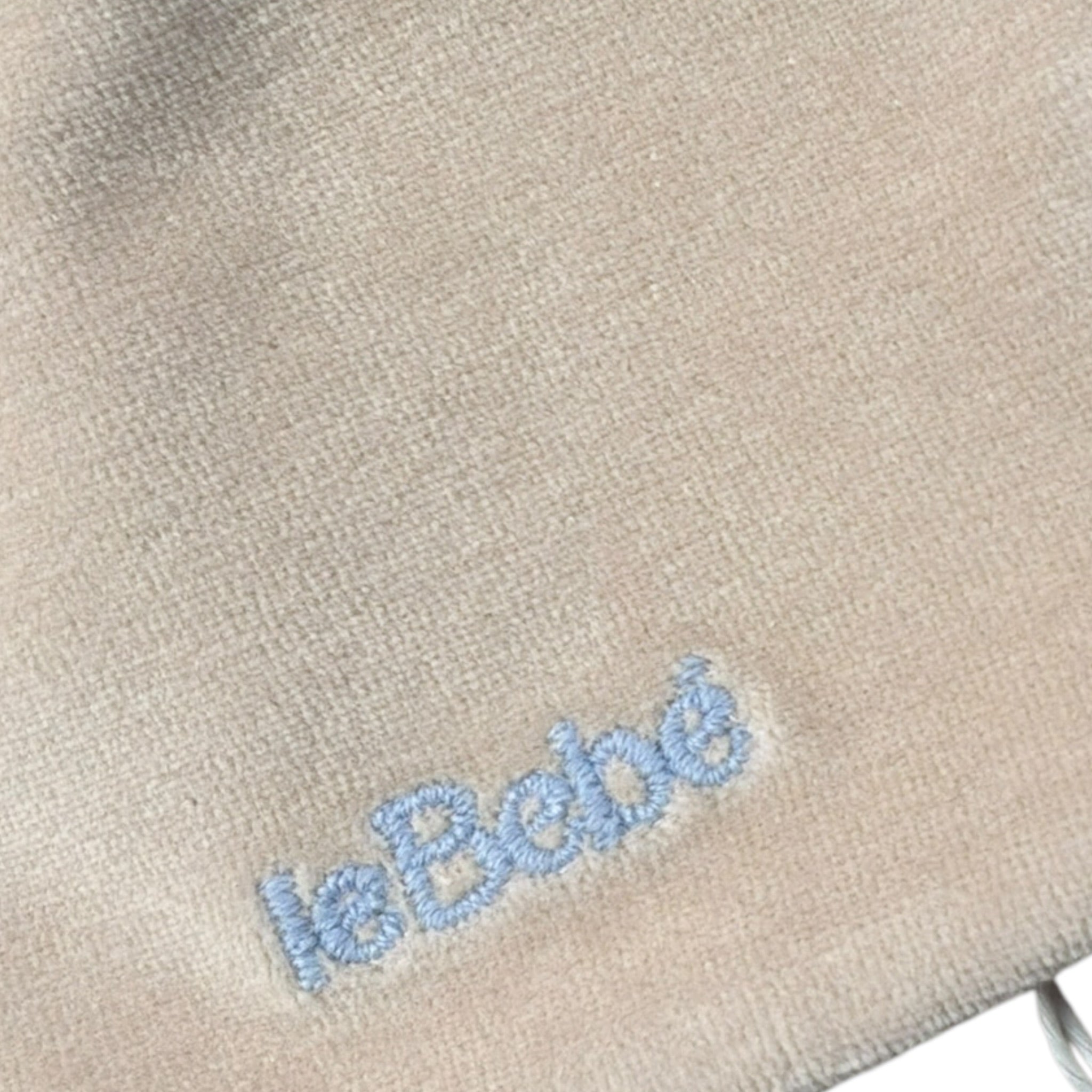Le Bebe' Cappello tinta unita con Stampa Beige per Neonato LBB5076 BEIGE LE BEBE' 
