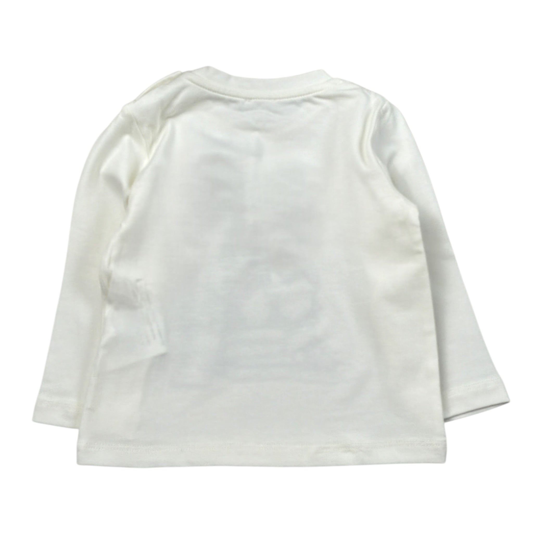 Le Bebe' Shirt Girocollo tinta unita con Stampa Panna per Neonato LBB5156 PANNA LE BEBE' 
