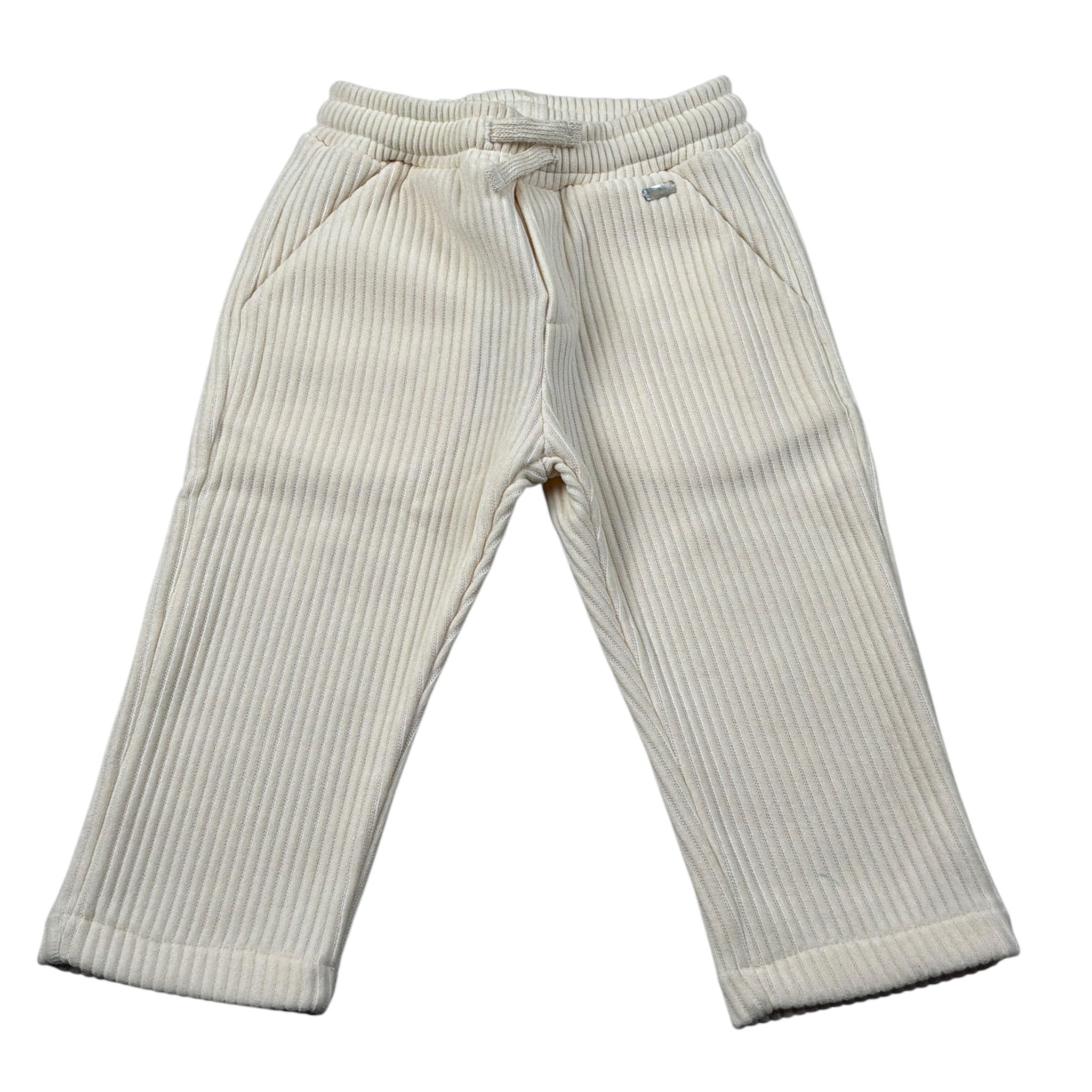 Le Bebe' Pantalone tinta unita con Elastico In Vita Panna per Bambino LBB5161J PANNA LE BEBE' 
