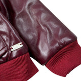 Le Bebe' Giubbino Ecopelle tinta unita con Zip Bordeaux per Neonato LBB5176 BORDEAUX LE BEBE' 