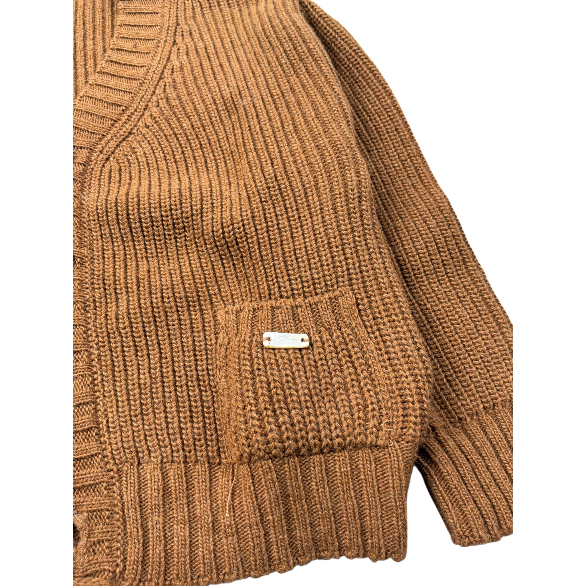 Le Bebe' Cardigan tinta unita Cammello per Neonato LBB5198 CAMMELLO LE BEBE' 