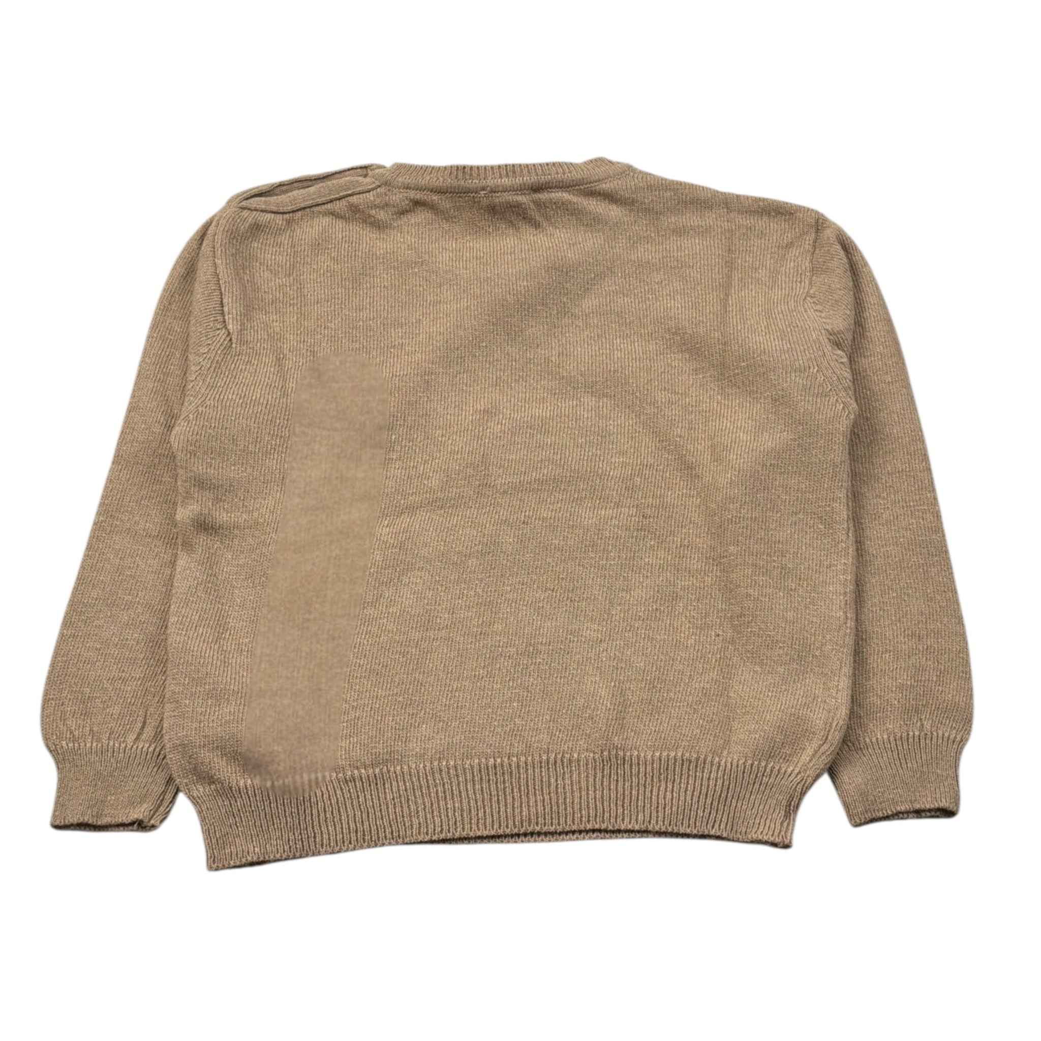 Le Bebe' Maglia Girocollo tinta unita con Ricami Beige per Neonato LBB5227 BEIGE LE BEBE' 
