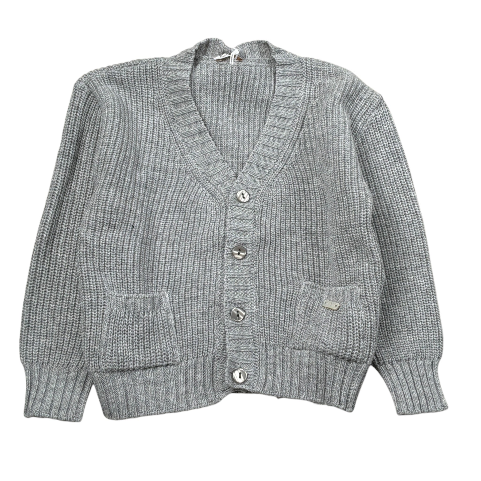 Le Bebe' Cardigan tinta unita con Bottoni Grigio per Neonato LBB5243 GRIGIO LE BEBE' 