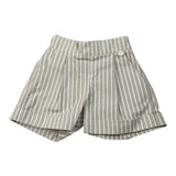 Le Bebe' Short Bicolore con Fantasia A Righe Beige per Neonata LBG5823 BEIGE LE BEBE' 