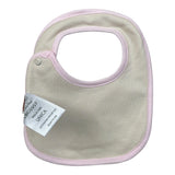 Le Bebe' Bavetta tinta unita con Stampa Beige per Neonata LBG5957 BEIGE LE BEBE' 