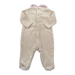 Le Bebe' Tutina tinta unita con Stampa In Velluto Beige per Neonata LBG5961X BEIGE LE BEBE' 