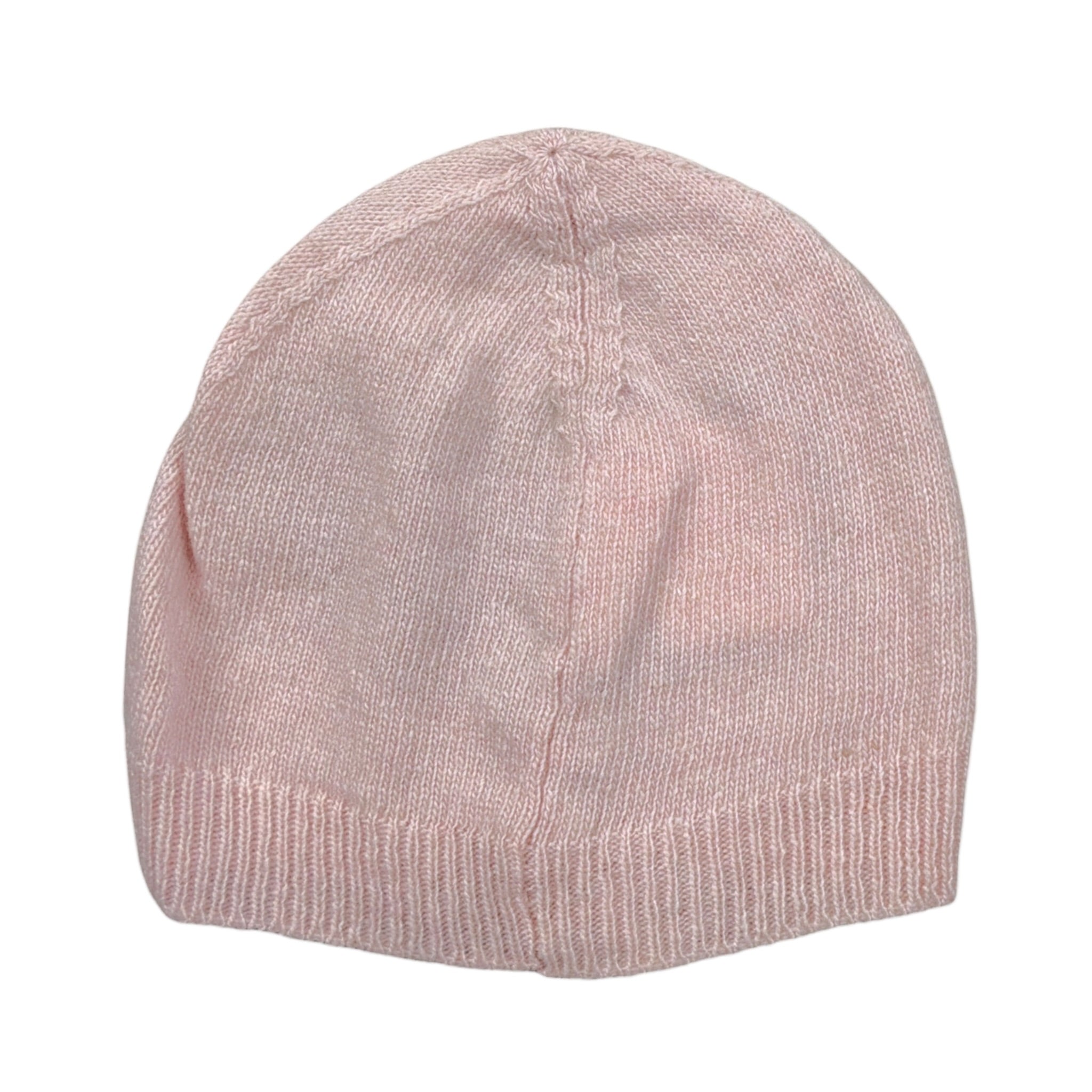 Le Bebe' Cappello tinta unita con Stampa Rosa per Neonata LBG5979 ROSA LE BEBE' 