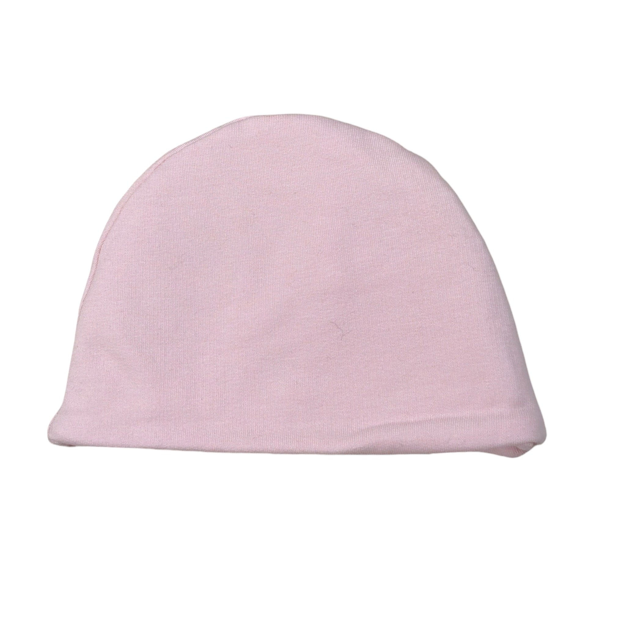Le Bebe' Cappello tinta unita con Stampa Rosa per Neonata LBG6022 ROSA LE BEBE' 