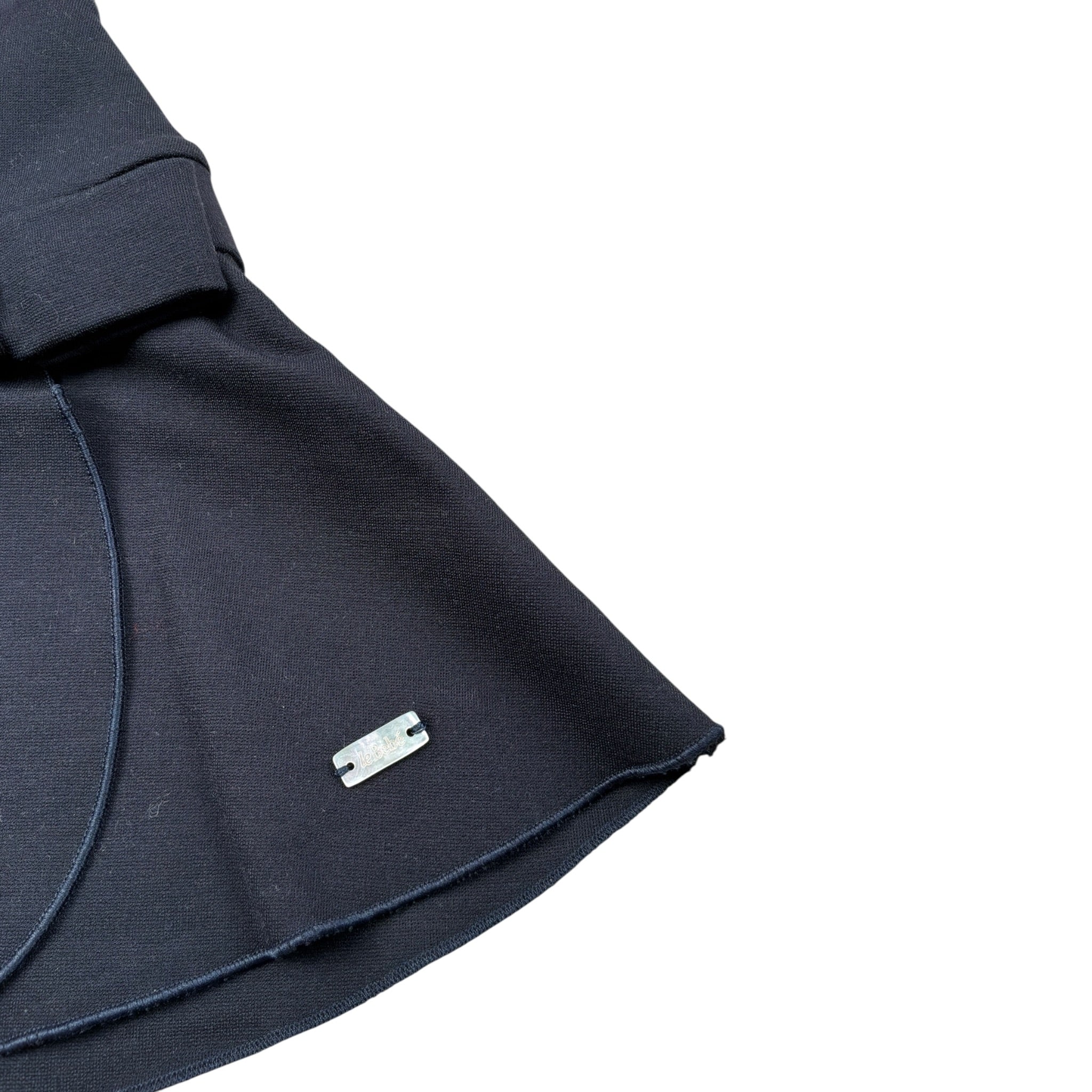 Le Bebe' Gonna tinta unita con Elastico In Vita Blu per Neonata LBG6107 BLU LE BEBE' 
